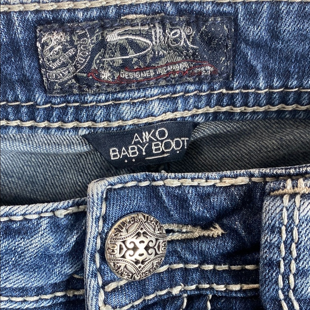 Silver Jeans, Aiko Baby Boot style, size W30/L31 - Picture 3 of 13